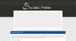 Desktop Screenshot of kuba-t1000.com