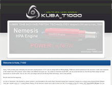 Tablet Screenshot of kuba-t1000.com